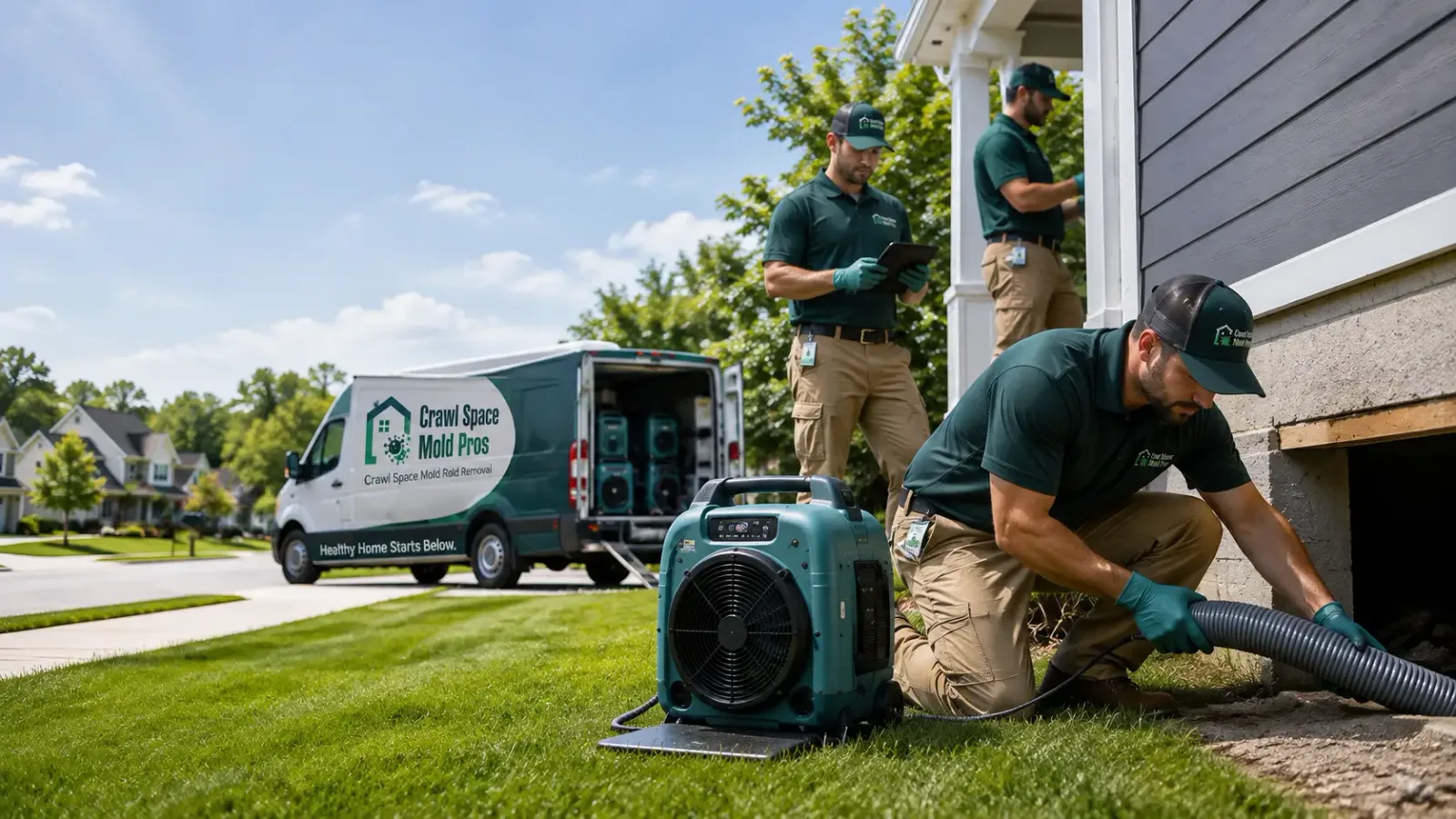 Crawl Space Mold Removal in Holbrook, NY
